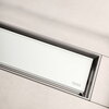 TECEdrainline weiß Glas satiniert